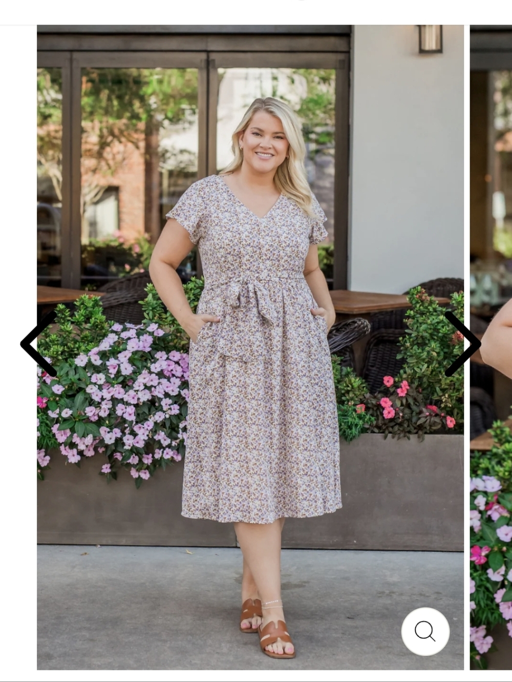 Nursing Queen Midi Floral midi with pockets - Picture 10 of 11